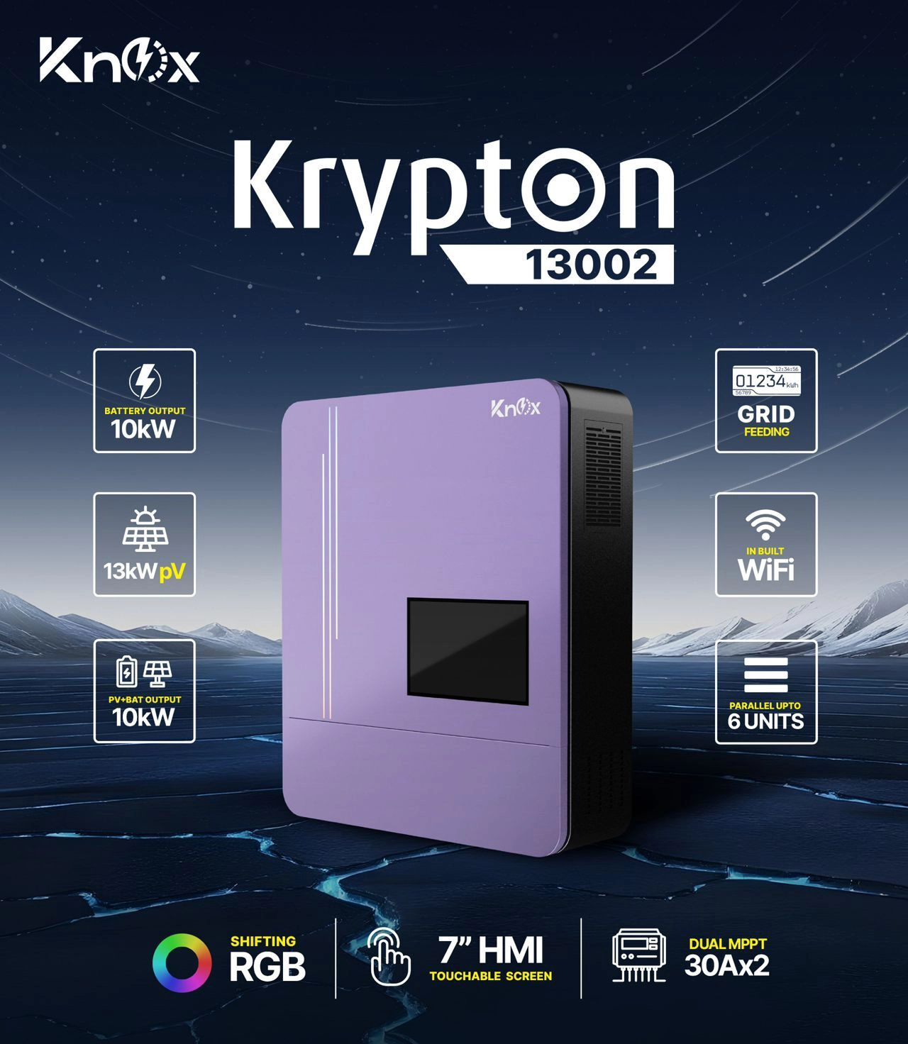 Knox 10KW Hybrid Inverter Krypton 13002 - Image 2
